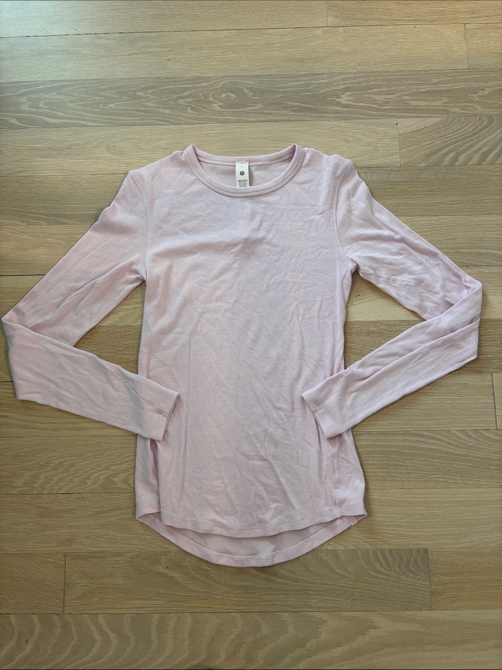 Lululemon Light Pink Long Sleeve